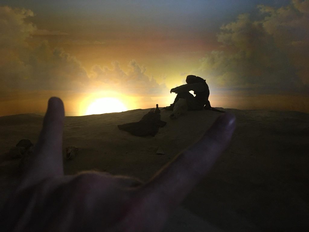 Tom McDyne at the PIRATES OF NASSAU museum in The Bahamas