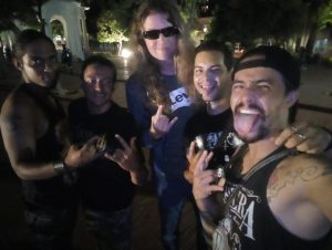 Tom McDyne with AZGORATH somewhere in the Caribbean