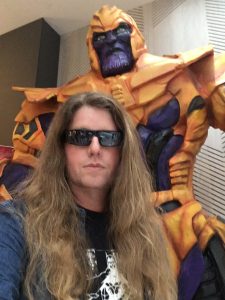 Tom McDyne at a Comic-Con style event somewhere in the Caribbean