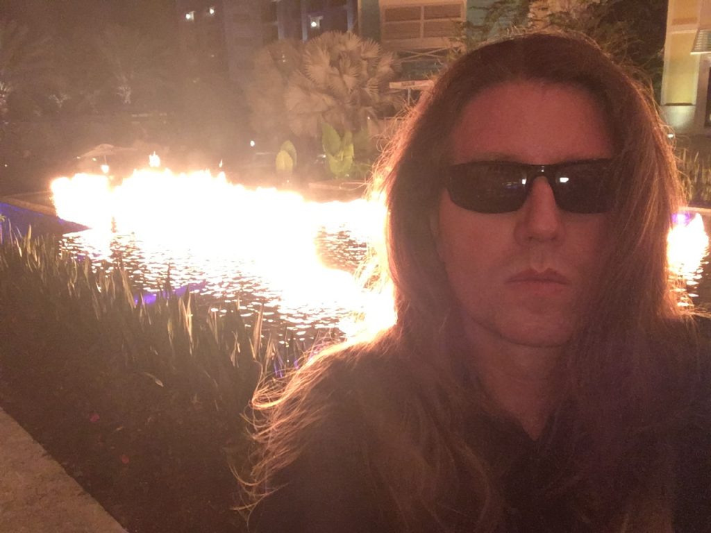 Tom McDyne in Paradise Island in The Bahamas