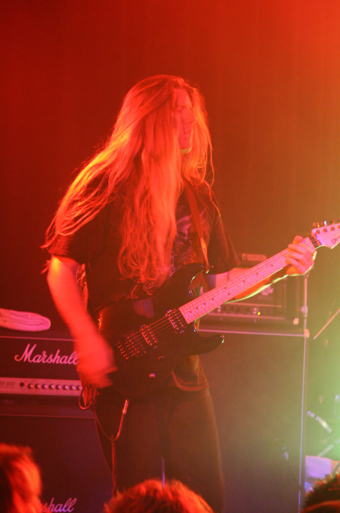 Tom McDyne with JON OLIVA'S PAIN somewhere in Europe