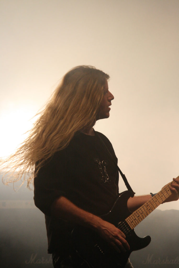 Tom McDyne with JON OLIVA'S PAIN at the SWEDEN ROCK FESTIVAL