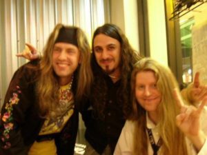 Tom McDyne - Armand Melnbardis, Mark El Hosri &amp; Tom backstage at Trans-Siberian Orchestra